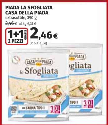 PIADA LA SFOGLIATA CASA DELLA PIADA