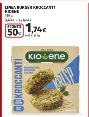 LINEA BURGER KROCCANTI KIOENE