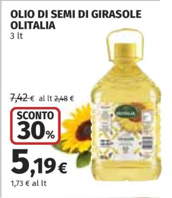Olio di Semi di Girasole Olitalia