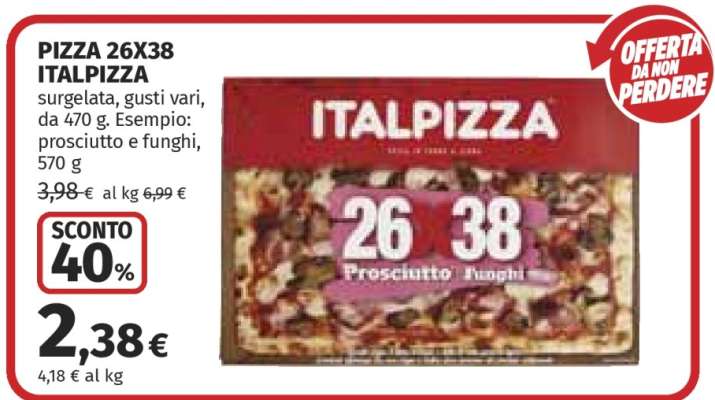 PIZZA 26X38 ITALPIZZA