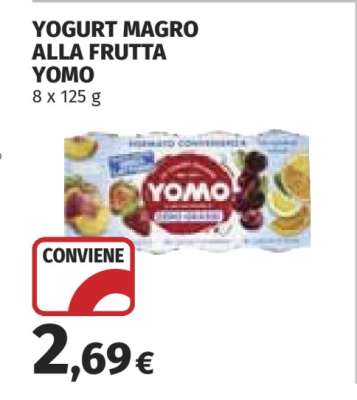 YOGURT MAGRO ALLA FRUTTA YOMO