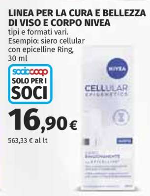 LINEA PER LA CURA E BELLEZZA DI VISO E CORPO NIVEA
