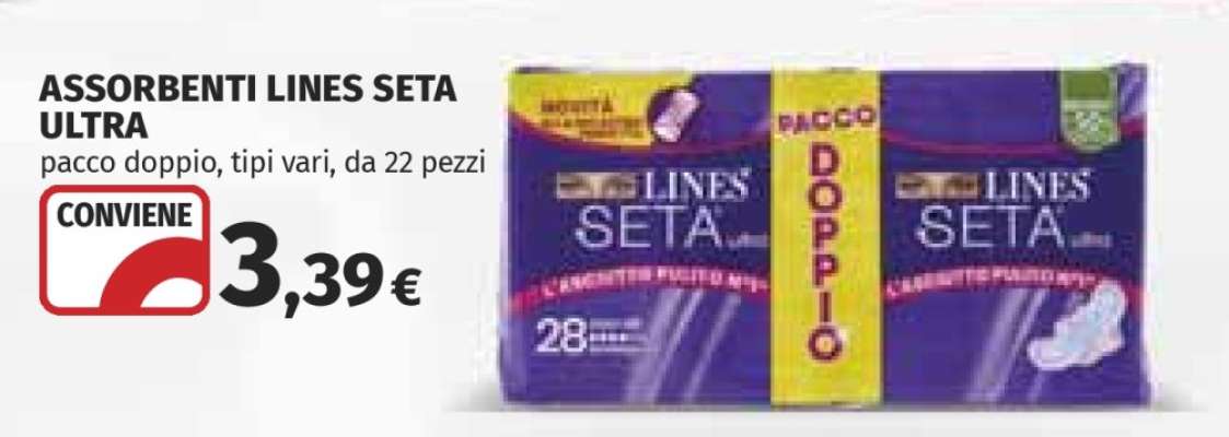 Assorbenti Lines Seta Ultra