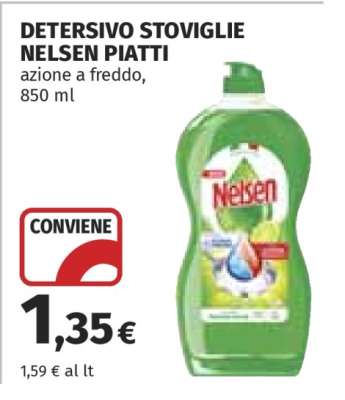 DETERSIVO STOVIGLIE NELSEN PIATTI