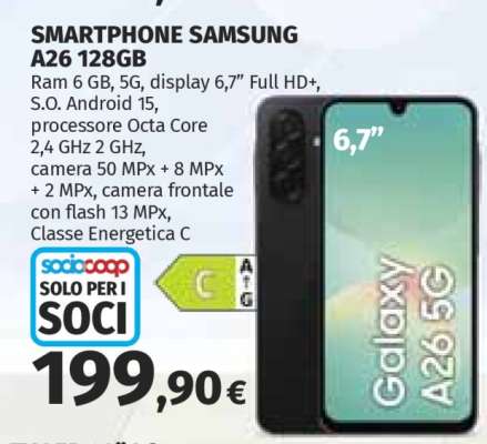 SMARTPHONE SAMSUNG A26 128GB
