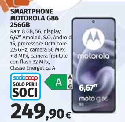 SMARTPHONE MOTOROLA G86 256GB