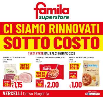Volantino Famila - 8/1/2026 - 21/1/2026.