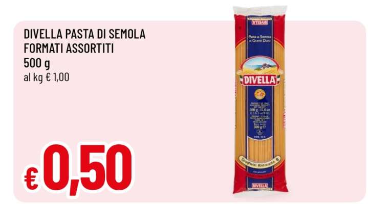 DIVELLA PASTA DI SEMOLA FORMATI ASSORTITI