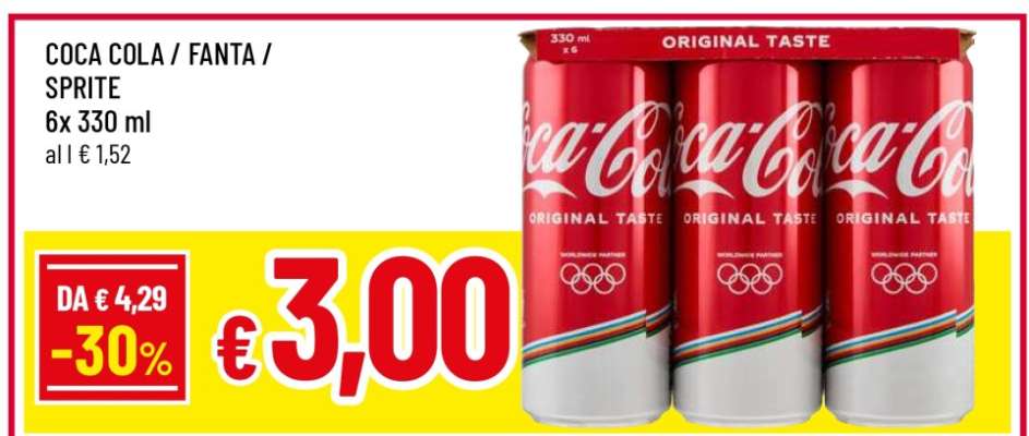 Coca Cola/Fanta/Sprite