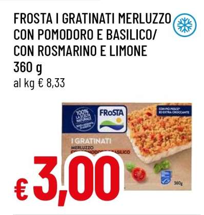 Frosta I Gratinati Merluzzo