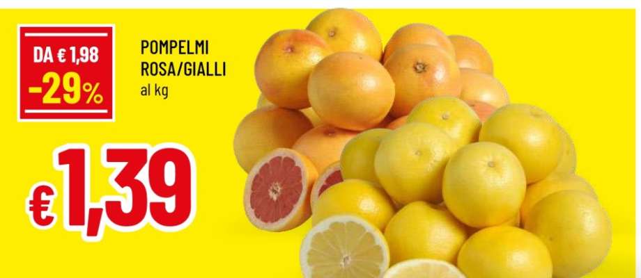 Pompelmi Rosa/Gialli