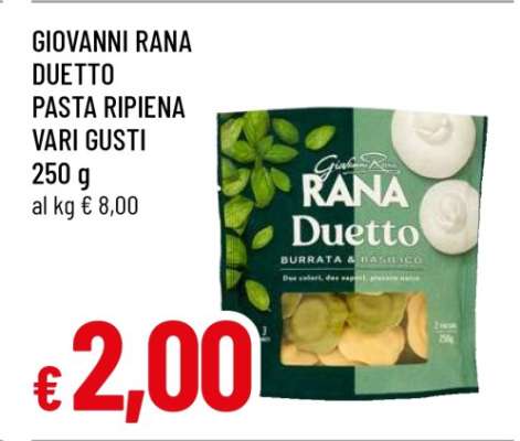 GIOVANNI RANA DUETTO PASTA RIPIENA VARI GUSTI