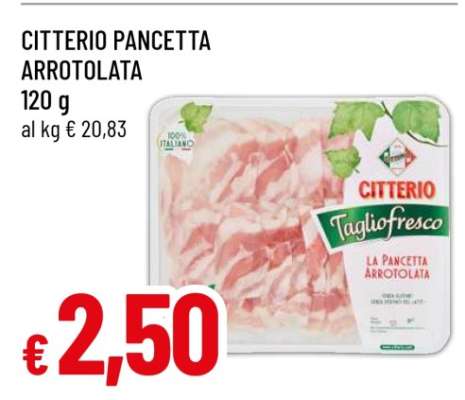 CITTERIO PANCETTA ARROTOLATA