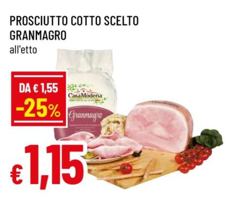 PROSCIUTTO COTTO SCELTO GRANMAGRO