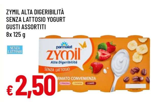 Zymil Alta Digeribilità Senza Lattosio Yogurt Gusti Assortiti