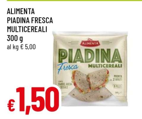 ALIMENTA PIADINA FRESCA MULTICEREALI