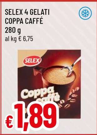 SELEX 4 GELATI COPPA CAFFÉ