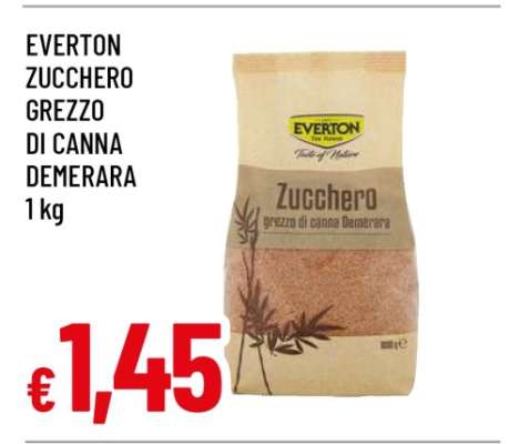 EVERTON ZUCCHERO GREZZO DI CANNA DEMERARA