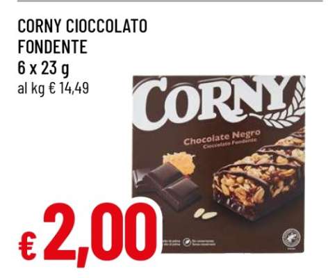 CORNY CIOCCOLATO FONDENTE