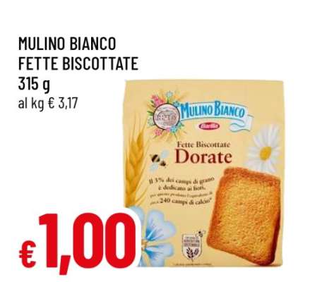 MULINO BIANCO Fette Biscottate