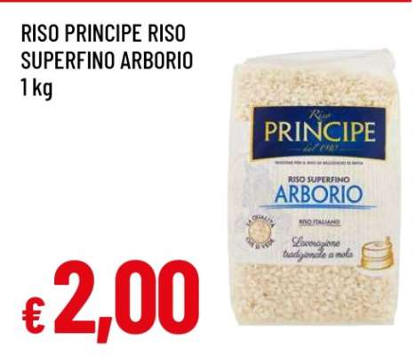 RISO PRINCIPE RISO SUPERFINO ARBORIO