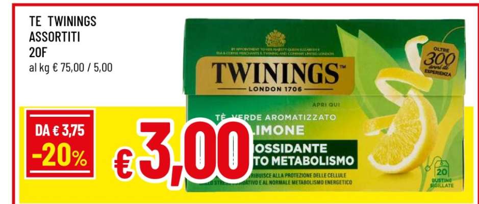 TE TWININGS ASSORTITI 20F