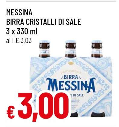 MESSINA Birra Cristalli di Sale