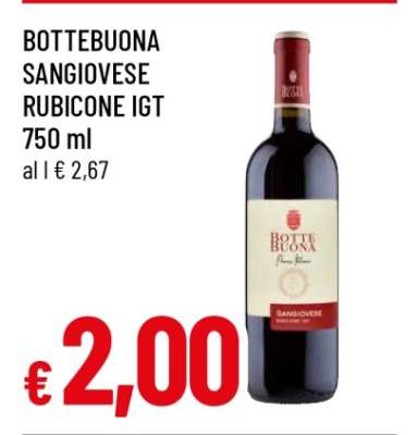BOTTEBUONA SANGIOVESE RUBICONE IGT 750 ml