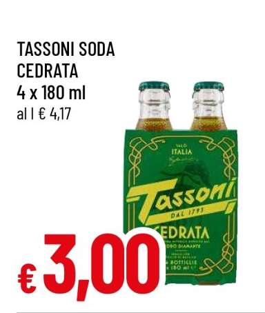 TASSONI SODA CEDRATA