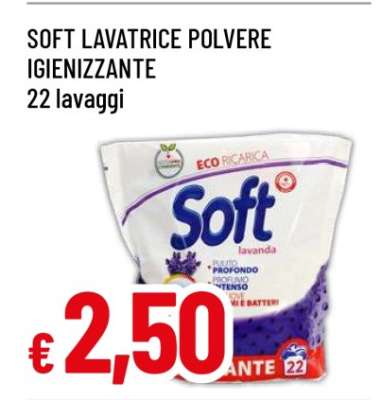 SOFT LAVATRICE POLVERE IGIENIZZANTE