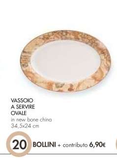 VASSOIO A SERVIRE OVALE