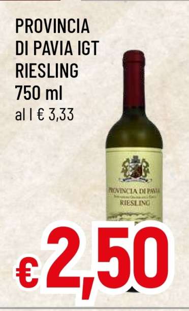 PROVINCIA DI PAVIA IGT RIESLING