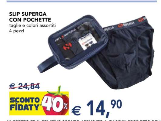 SLIP SUPERGA CON POCHETTE