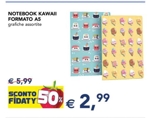 NOTEBOOK KAWAII FORMATO A5