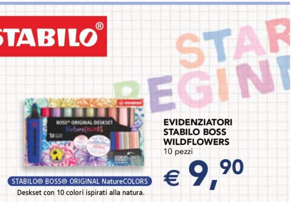 EVIDENZIATORI STABILO BOSS WILDFLOWERS