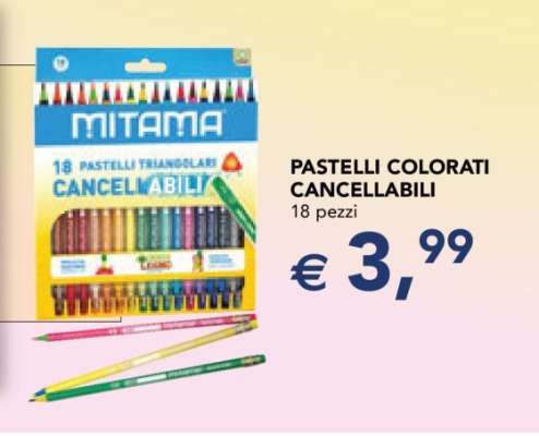 MITAMA Pastelli Colorati Cancellabili