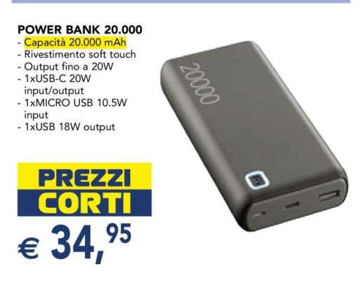 POWER BANK 20.000