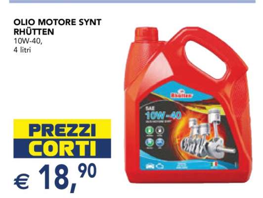 OLIO MOTORE SYNT RHÜTTEN