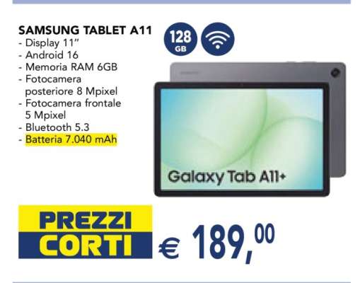 SAMSUNG TABLET A11