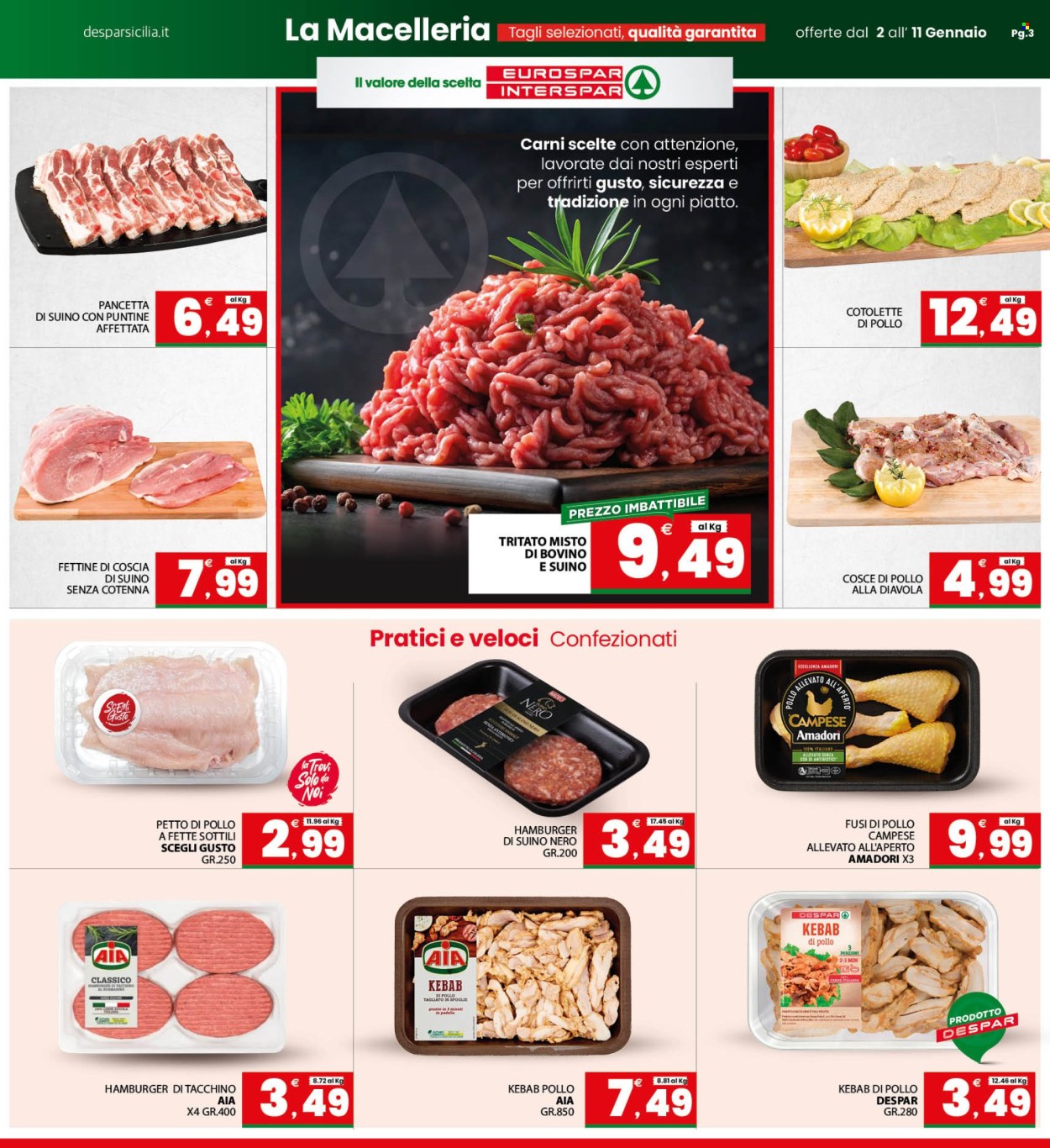 Volantino Eurospar - 2/1/2026 - 11/1/2026. Pagina 3