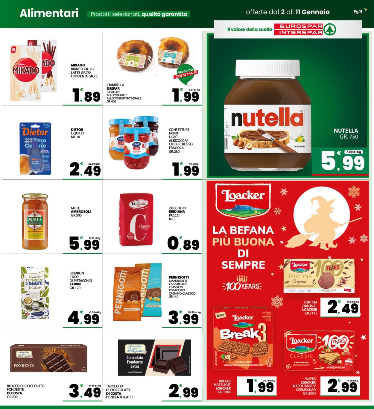 Volantino Eurospar - 2/1/2026 - 11/1/2026. Pagina 11