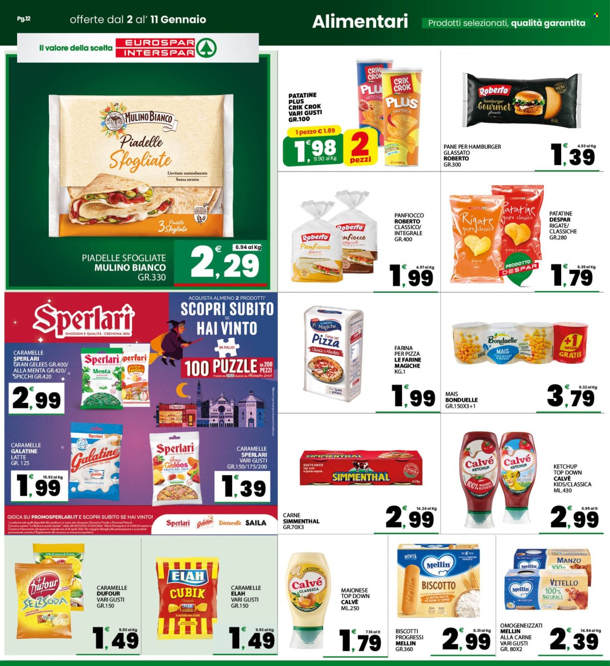 Volantino Eurospar - 2/1/2026 - 11/1/2026. Pagina 12