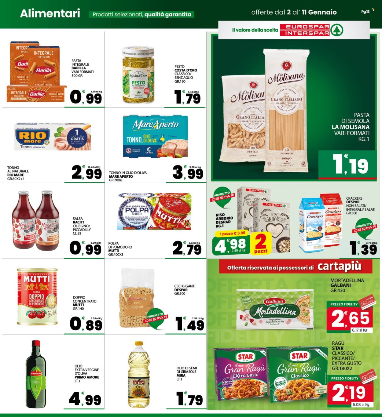 Volantino Eurospar - 2/1/2026 - 11/1/2026. Pagina 13