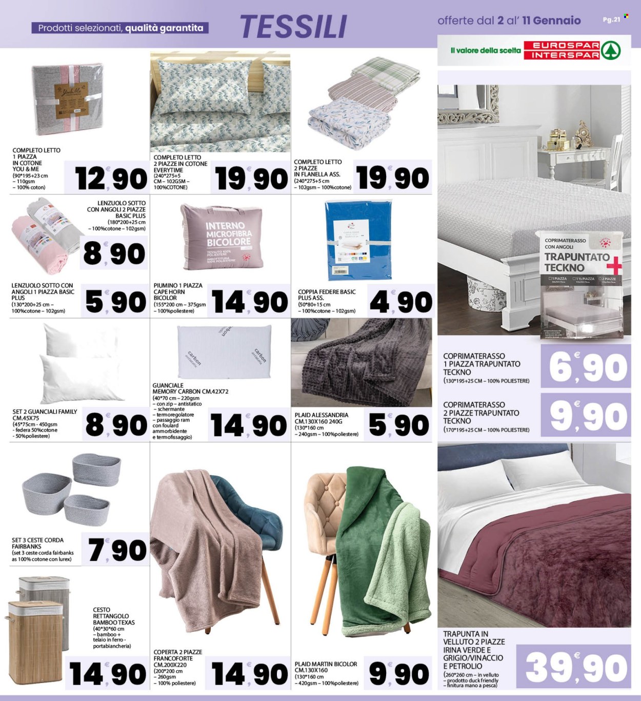 Volantino Eurospar - 2/1/2026 - 11/1/2026. Pagina 21