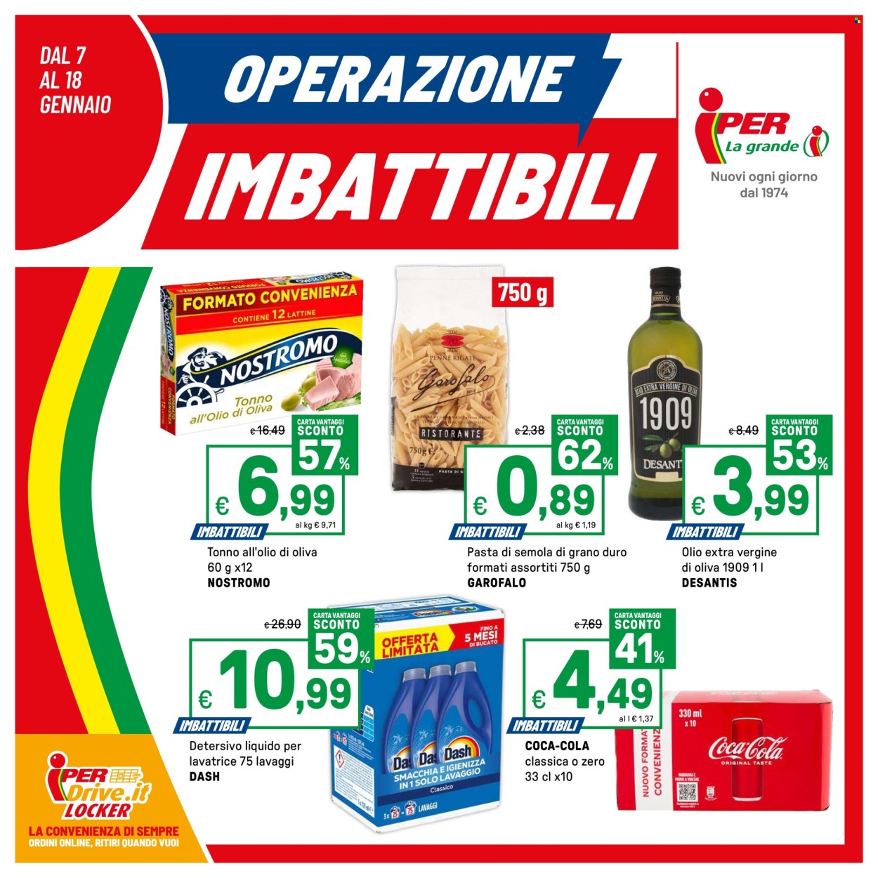 Volantino Iper, La grande i - 7/1/2026 - 18/1/2026. Pagina 1