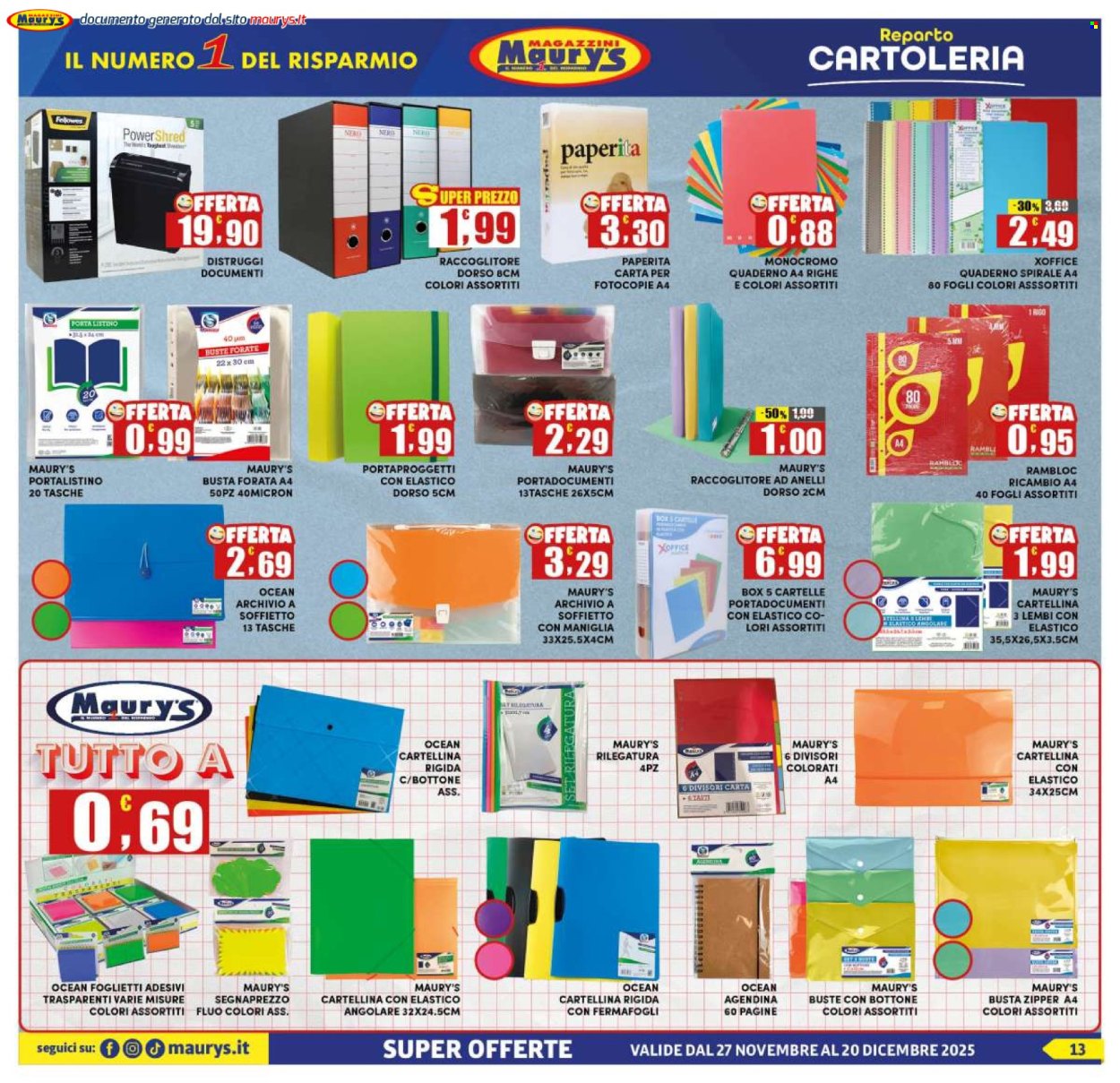 Volantino Maury's - 8/1/2026 - 17/1/2026. Pagina 13