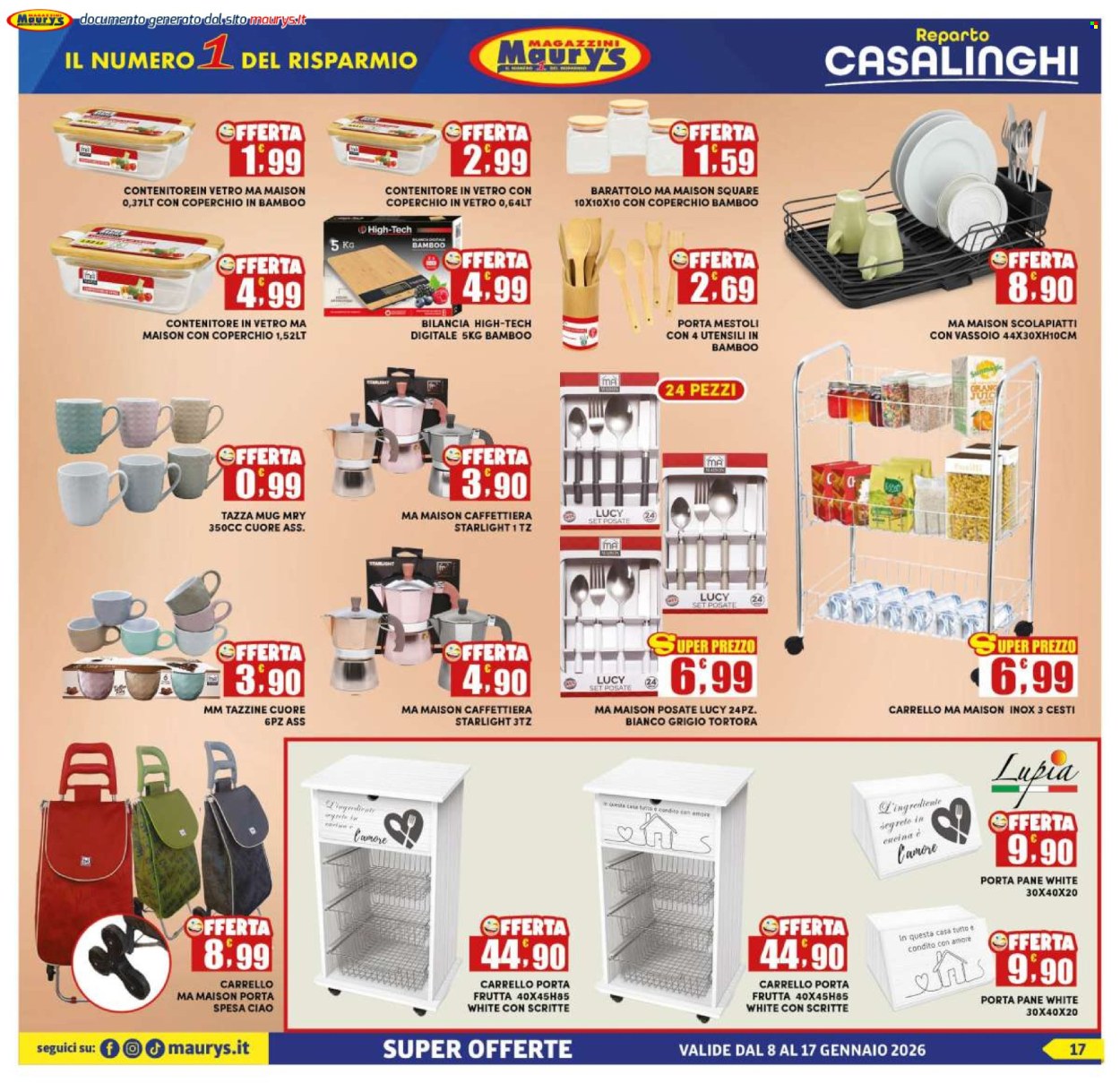 Volantino Maury's - 8/1/2026 - 17/1/2026. Pagina 17