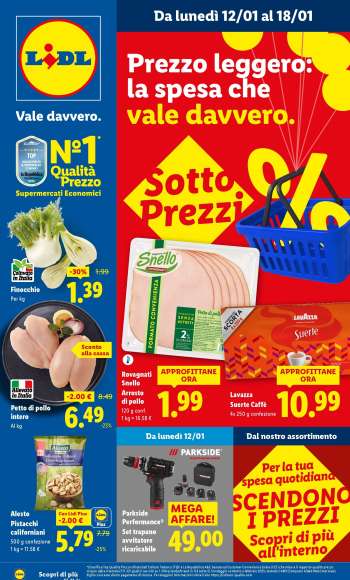 Volantino Lidl - 12/1/2026 - 18/1/2026.