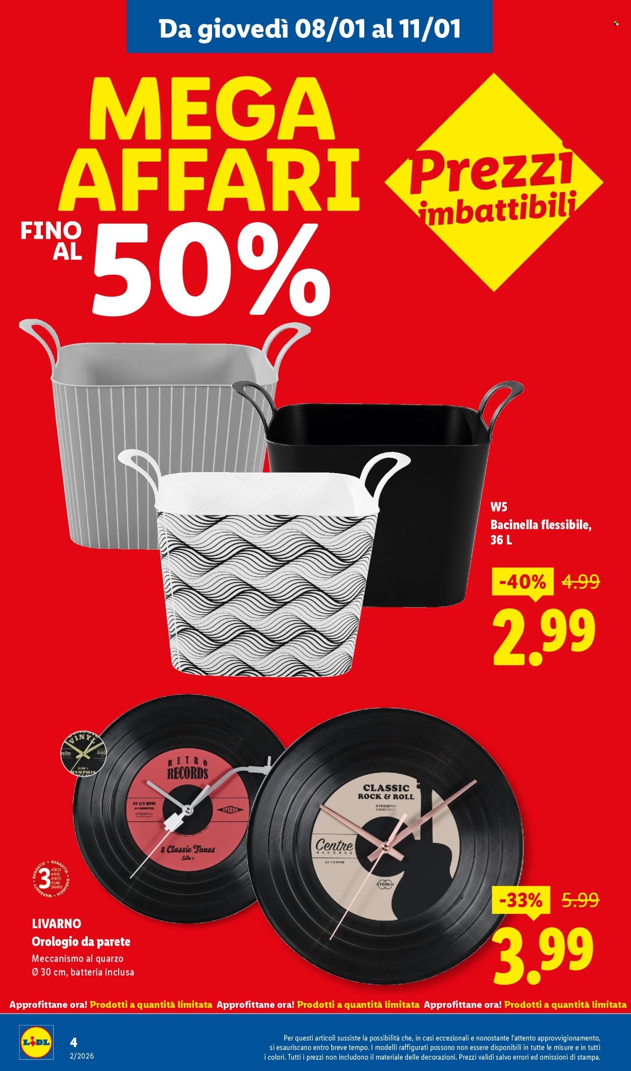 Volantino Lidl - 8/1/2026 - 11/1/2026. Pagina 4