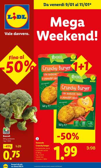Volantino Lidl - 9/1/2026 - 11/1/2026.